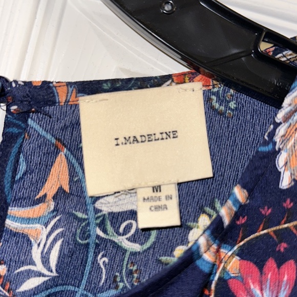 Navy Blue Floral Print Dress from Lulu - Picture 5 of 11